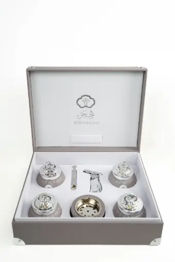[18000081] AlKhanjar Box | Hospitality Edition -Silver ( صندوق الخنجر - إصدار الضيافة - فضي)